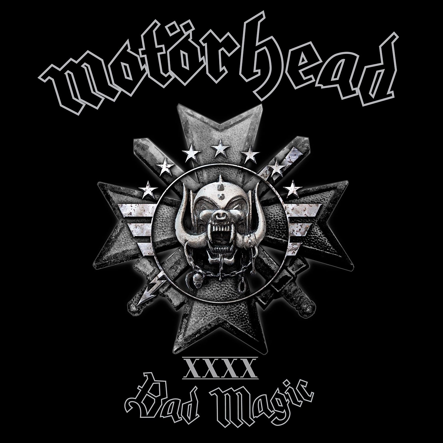 Album cover for "Bad Magic" by Motörhead